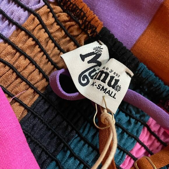 Show Me Your MuMu Juniper Color-Blocked Maxi Dress Size XS - Picture 4 of 10